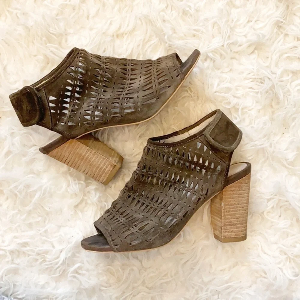 Jeffrey Campbell Quebec cutout wedge sandal